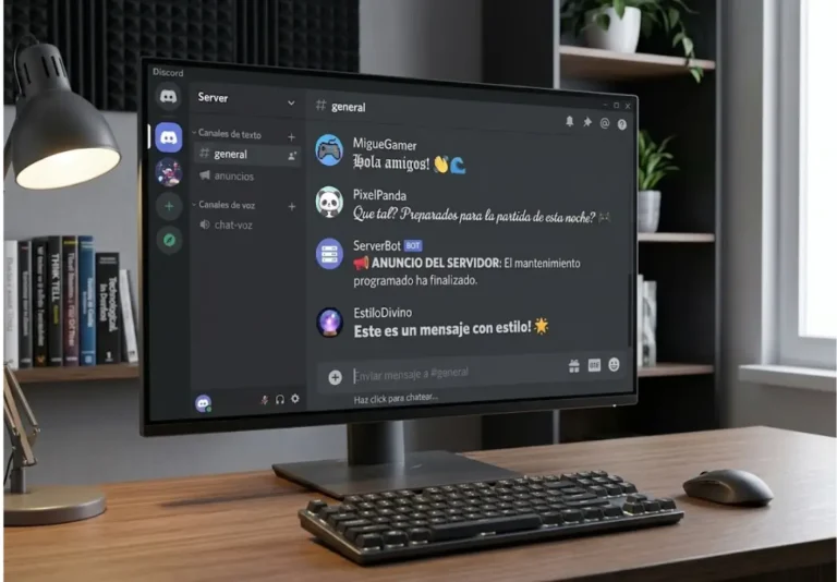 Discord 7 Mensajes en el chat de Discord