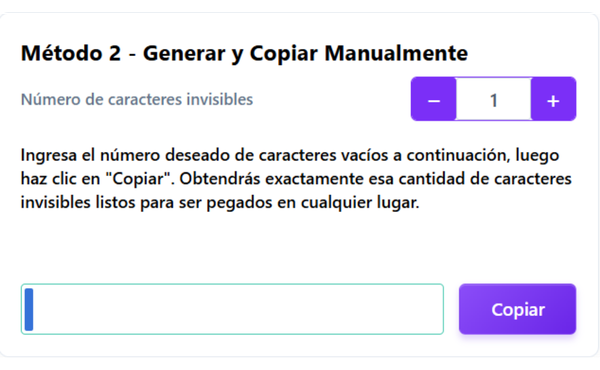 Invisible 2 Metodo 2 to Copy texto invisible