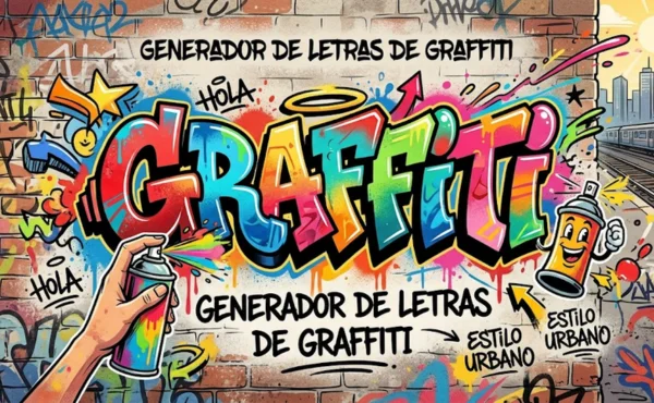 Generador de Letras de Graffiti Online 1 letras de graffiti