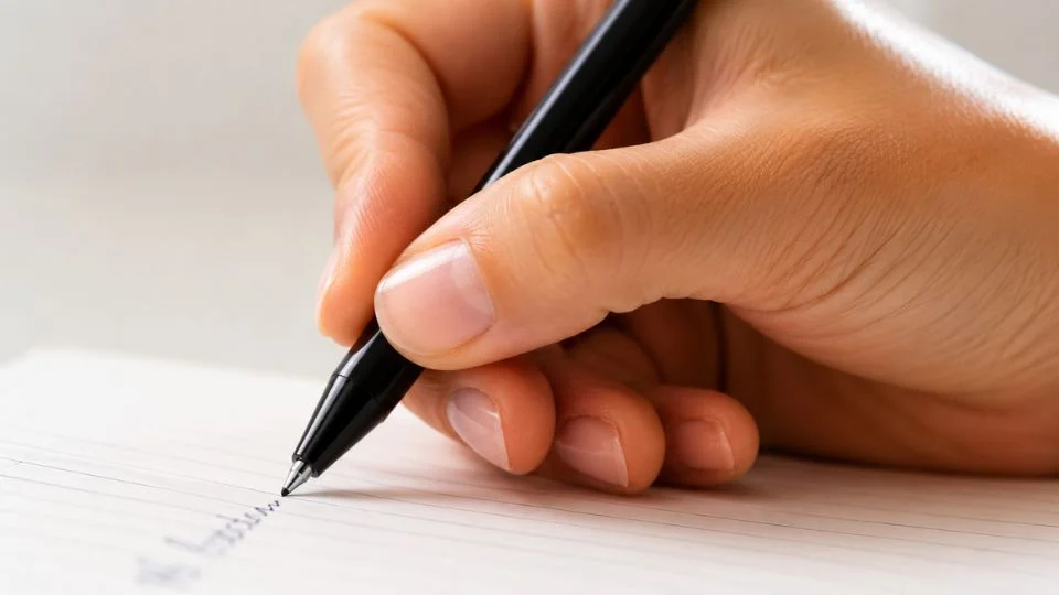 Cómo aprender a escribir bonito desde cero guía completa para principiantes 3 Técnicas básicas — Agarre del bolígrafo